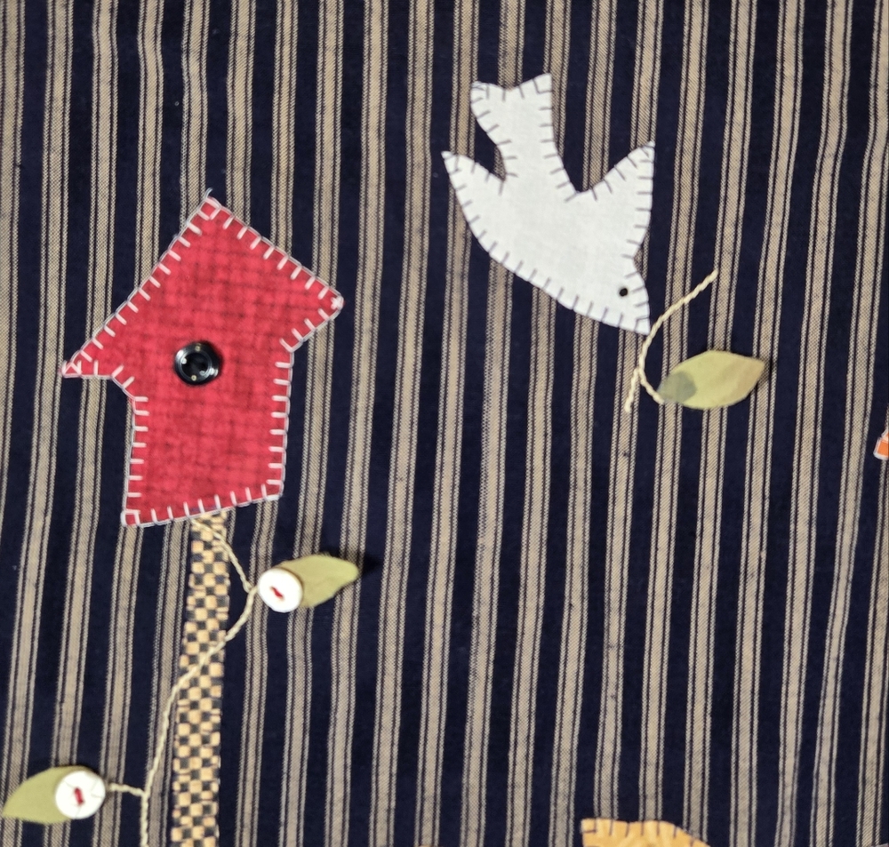 Handmade Patchwork Animal Vest Folk Art Style M/L Noah's‎ Ark Vest - Picture 7 of 9